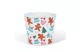 GLOBIZ 59733A Karácsonyi dekoráció - fém kaspó, vödör - mézeskalács - 13 x 11 cm