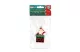 GLOBIZ 59754 Karácsonyi dekoráció - Mikulás - akasztható - műanyag - 7,5 x 5 cm - 2