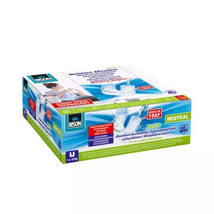 B13348 BISON AIRMAX Páramentesítő utántöltő mágnes tabletta, illatmentes 450g B13348 BISON AIRMAX Páramentesítő utántöltő mágnes tabletta, illatmentes 450g