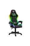 BEMADA BMD1115GR RGB LED-es gamer szék - karfával, párnával - fekete / zöld BEMADA BMD1115GR RGB LED-es gamer szék - karfával, párnával - fekete / zöld