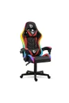 BEMADA BMD1115RD RGB LED-es gamer szék - karfával, párnával - fekete / piros BEMADA BMD1115RD RGB LED-es gamer szék - karfával, párnával - fekete / piros