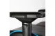 BEMADA BMD1118A Gamer szék párnával - szürke/fekete/kék - 84 x 52 / 48 x 50 cm - 3