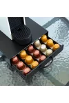 BW1000A Fém kávékapszula tartó - 50 db Nespresso kapszulához - 365 x 214 x 60 mm - matt fekete BW1000A Fém kávékapszula tartó - 50 db Nespresso kapszulához - 365 x 214 x 60 mm - matt fekete