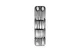 BW1012 Evőeszköz tartó - 5 rekeszes - műanyag - 40 x 11 x 5,5 cm