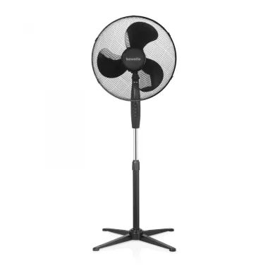 BEWELLO BW2008BK Álló ventilátor, Ø38 cm, fekete színben BEWELLO BW2008BK Álló ventilátor, Ø38 cm, fekete színben