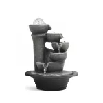   BEWELLO BW2035 Csobogó, üveggolyóval, 4 színű LED-del, 210x210x290 mm, 230 V
