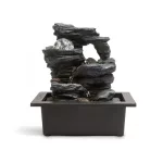   BEWELLO BW2037 Csobogó, üveggolyóval, 4 színű LED-del, 23x17,5x26 cm, 230 V