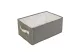 BEWELLO BW2077 Szövet tárolódoboz - 38,5 x 24 x 16,5 cm - szürke
