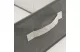 BEWELLO BW2077 Szövet tárolódoboz - 38,5 x 24 x 16,5 cm - szürke - 2
