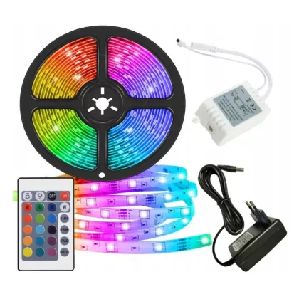   DA00270 RGB színes LED szalag szett - 5 m - 60 LED / m - IP65