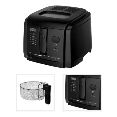 WINNINGSTAR DA01178 WinningStar - Olajsütő - 3 L - 1600 W - fekete WINNINGSTAR DA01178 WinningStar - Olajsütő - 3 L - 1600 W - fekete