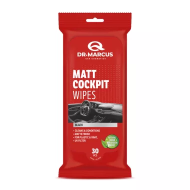 GLOBIZ DRM07458 Dr. Marcus TITANIUM black - matt műszerfal tisztító törlőkendő
