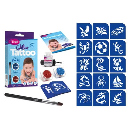 TYTOO TY50178 Plucky csillámtetoválás szett