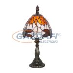 TIFFANY asztali lámpa, G062337B, E14, 40W, ø15,5 x 30,5 cm