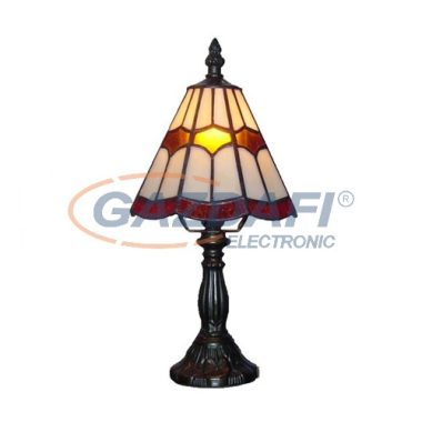 TIFFANY asztali lámpa, G062394, E14, 40W, ø16, 5 x 30, 5 cm