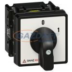   GANZ KK0-20-6001 BE-KI fogantyús kézikapcsoló 20A, IP44, 2P
