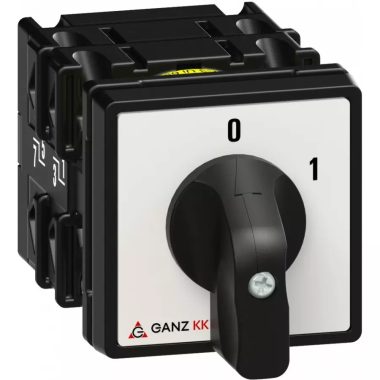 GANZ KK0-20-6002 BE-KI fogantyús kézikapcsoló 20A, IP44, 3P