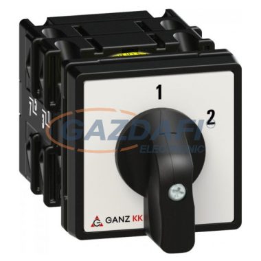 GANZ KK0-20-6005 Átkapcsoló, 1-0-2 állással, 20A, IP44