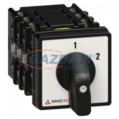   GANZ KK0-20-6008 Irányváltó kézikapcsoló, 3 fázisú 1-0-2, 20A, IP44