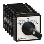   GANZ KK0-20-6009 Csillag-háromszög motor-átkapcsoló, 0-Y-Δ állással, 20A, IP44