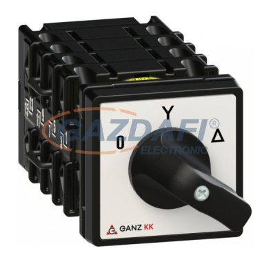 GANZ KK0-20-6013 Motorkapcsoló Dahlander-tekercselésű motorhoz két fordulatszámra, 20A, IP44