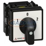   GANZ KK0-20-6426 Átkapcsoló, 1 – 0 – 2 állással, 1P, 20A, IP44