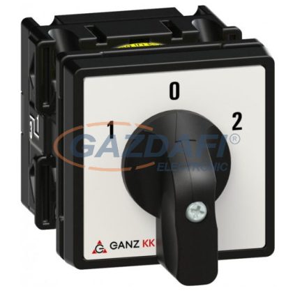   GANZ KK0-20-6426 Átkapcsoló, 1 – 0 – 2 állással, 1P, 20A, IP44
