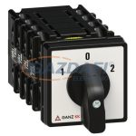   GANZ KK0-20-6432 Átkapcsoló, 1 – 0 – 2 állással, 4P, 20A, IP44