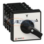  GANZ KK1-32-6009 Csillag-delta motor-átkapcsoló, 0-Y-Δ állással, 32A, IP44