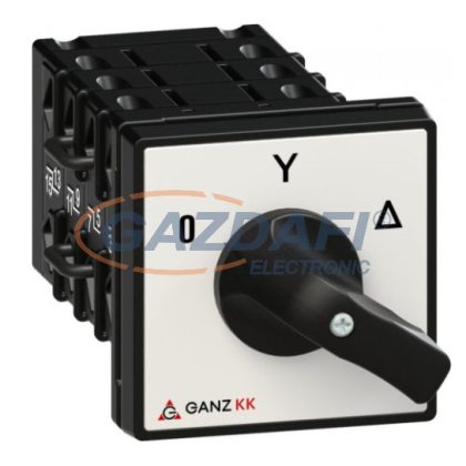   GANZ KK1-32-6009 Csillag-delta motor-átkapcsoló, 0-Y-Δ állással, 32A, IP44