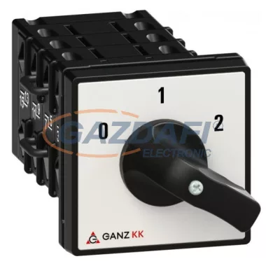 GANZ KK1-32-6013 Motorkapcsoló, Dahlander-tekercselésű motorhoz, két fordulatszámra, 32A, IP44