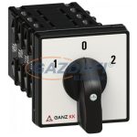   GANZ KK1-32-6129 Átkapcsoló, 1-0-2 állással, 4P, 32A, IP44