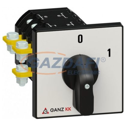 GANZ KK2-115-9002 BE-KI kapcsoló, 3P, 115A, IP44
