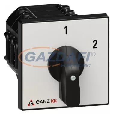 GANZ KK2-40-6004 Átkapcsoló, 1 - 2 állás, 3P, 40A, IP44