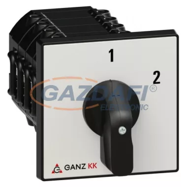 GANZ KK2-40-6095 Átkapcsoló, 1- 2 állás. 4P, 40A, IP44