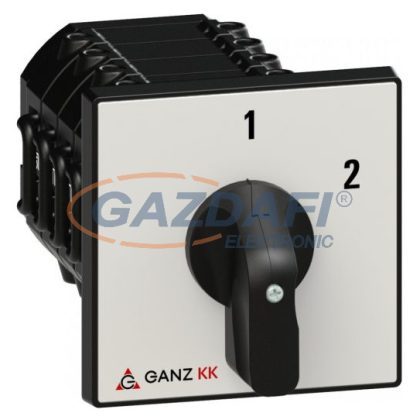 GANZ KK2-40-6095 Átkapcsoló, 1- 2 állás. 4P, 40A, IP44