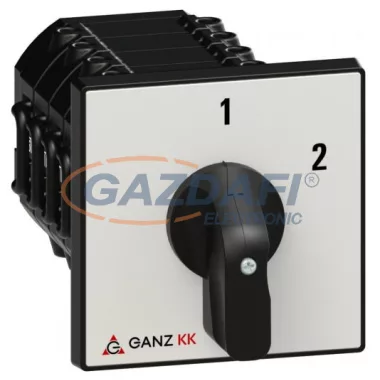 GANZ KK2-63-6095 Átkapcsoló, 1- 2 állás, 4P, 63A, IP44