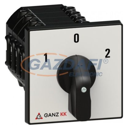 GANZ KK2-63-6099 Átkapcsoló, 1-0-2 állás, 4P, 63A, IP44