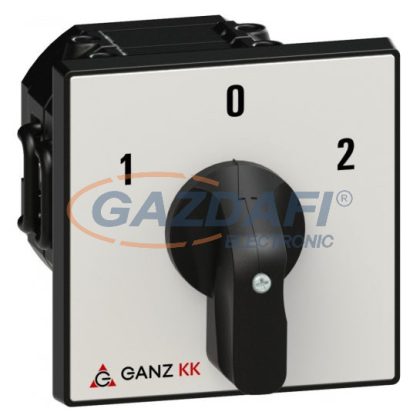  GANZ KK2-80-6005 Átkapcsoló, 1 - 0 - 2 állás 2P, 80A, IP44