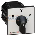 GANZ KK2-80-6009 Csillag - delta átkapcsoló, 80A, IP44