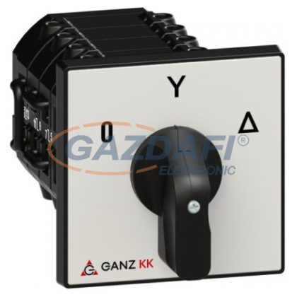 GANZ KK2-80-6009 Csillag - delta átkapcsoló, 80A, IP44