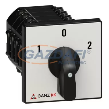 GANZ KK2-80-6099 Átkapcsoló, 1-0-2 állás, 4P, 80A, IP44