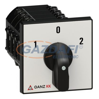 GANZ KK2-80-6099 Átkapcsoló, 1-0-2 állás, 4P, 80A, IP44