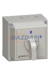 GANZ KKM0-20-6002 Tokozott be-ki kapcsoló, rozsdamentes, 3P, 20A, IP65
