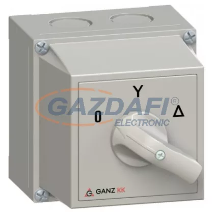   GANZ KKM0-20-6009 Tokozott csillag-delta kapcsoló, 20A, IP42