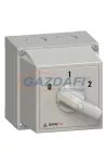 GANZ KKM0-20-6013 Tokozott Dahlander kapcsoló, 0-1-2 állással, 20A, IP42