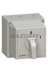 GANZ KKM0-20-6090 Tokozott BE-KI kapcsoló, 6P, 20A, IP65