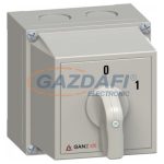 GANZ KKM0-20-6090 Tokozott BE-KI kapcsoló, 6P, 20A, IP65