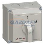   GANZ KKM0-20-9002 Tokozott Be-Ki kapcsoló, 90 fokos kapcsolási szöggel, 3P, 20A, IP65