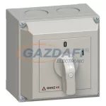 GANZ KKM1-32-6001 Tokozott Be-Ki kapcsoló, 2P, 32A, IP65